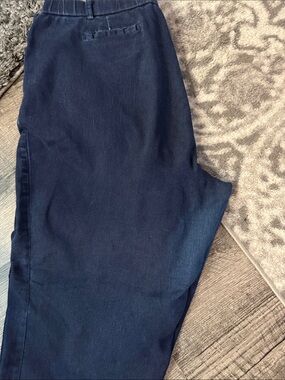 Kasper unisex  Navy Blue Chino Pants - Straight Leg